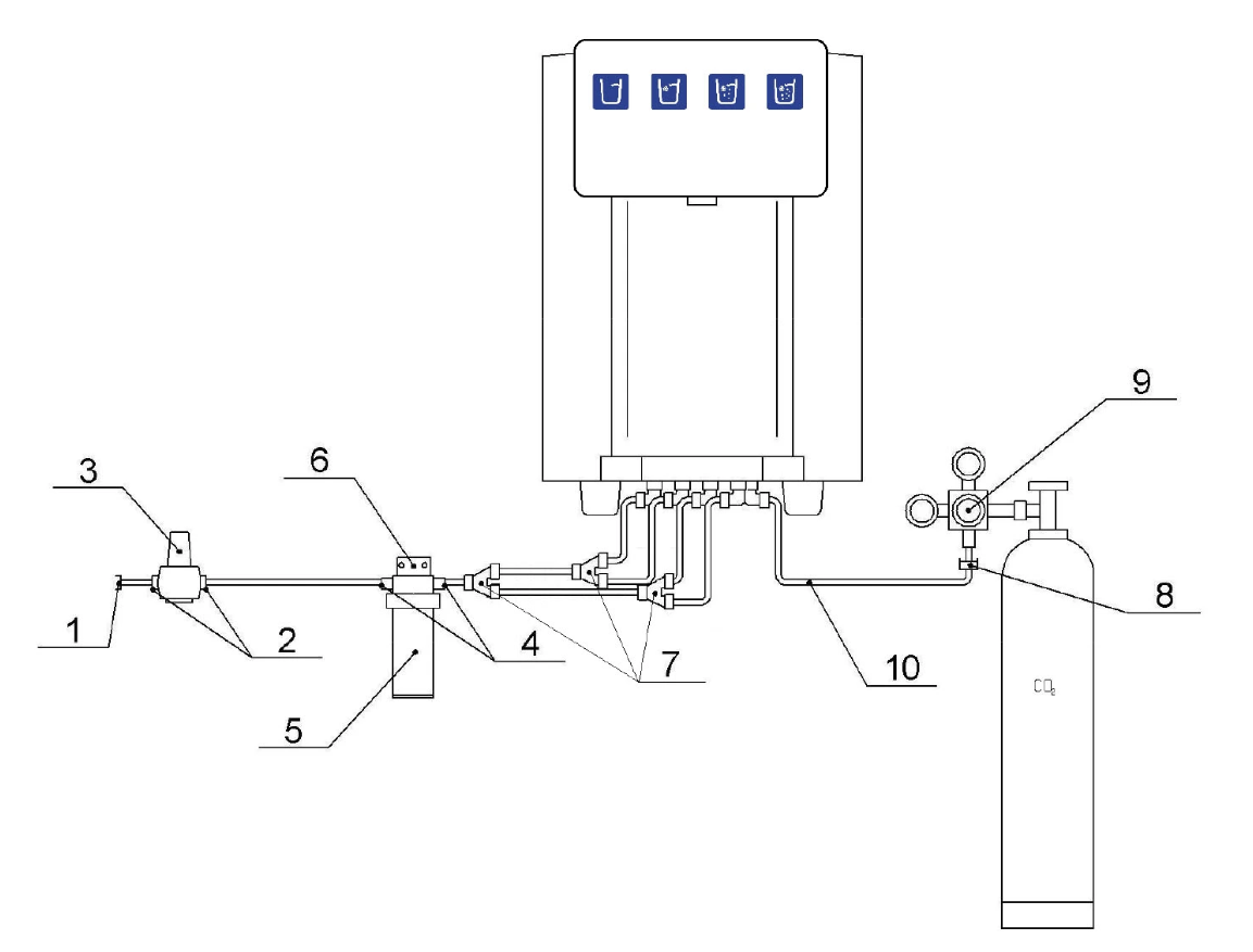 Sódobar PERLA 1 schéma